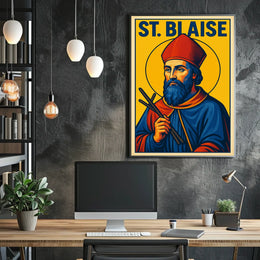 St. Blaise Poster