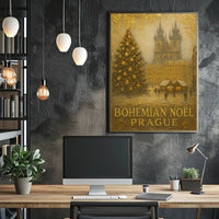 Bohemian Noël Prague Poster