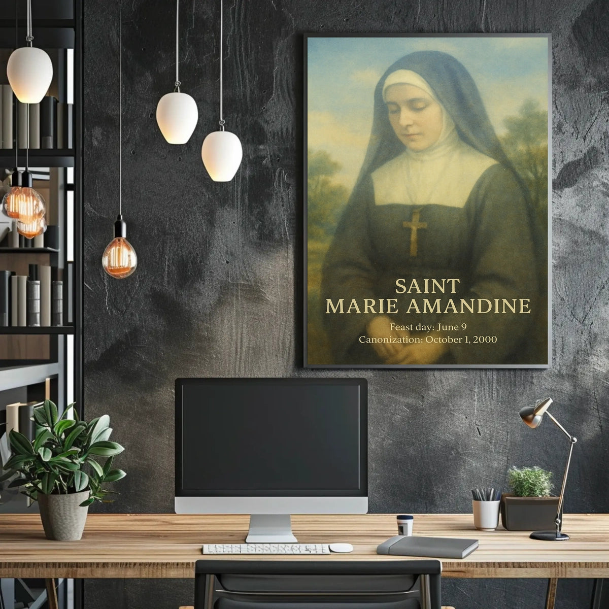 Saint Marie Amandine Poster