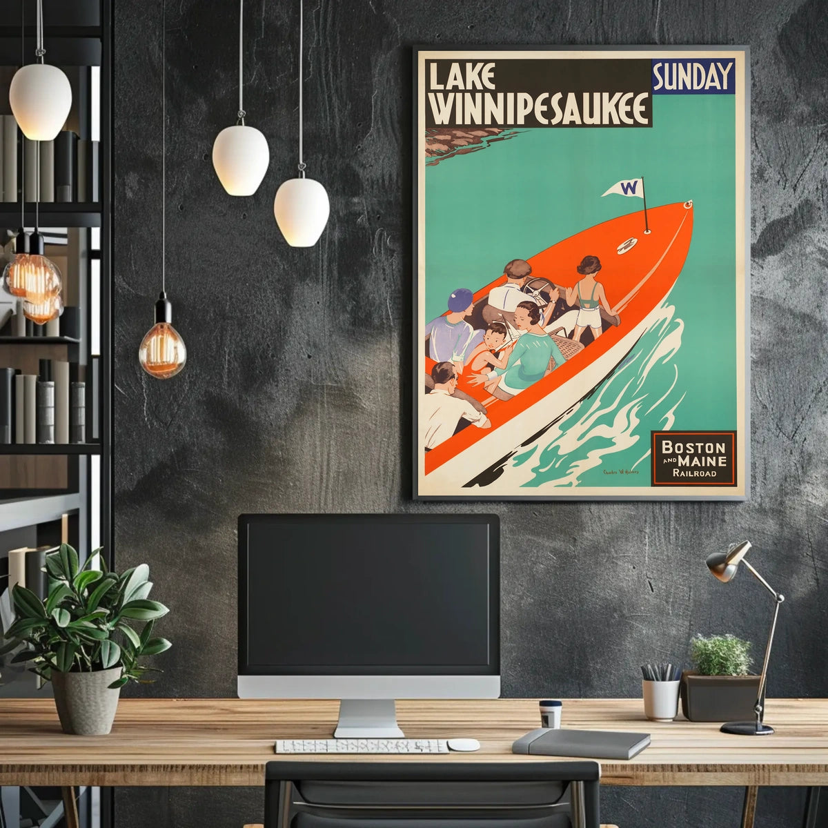 Lake Winnipesaukee Sunday Adventure Poster