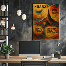 Discover Nebraska Poster