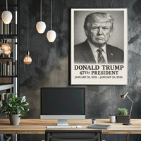 Donald Trump 47th President Poster