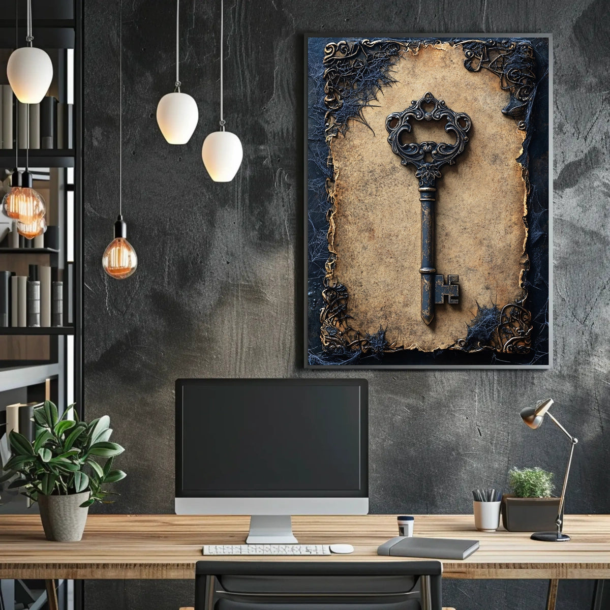 Antique Gothic Key Art Print Poster