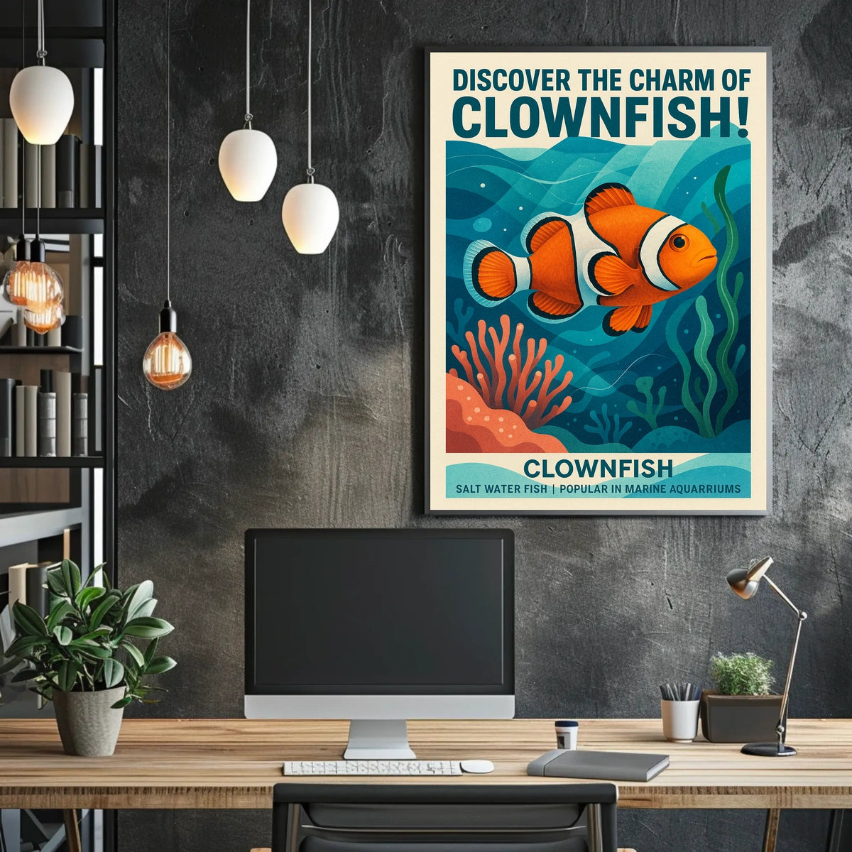 Discover the Charm of Clownfish Poster