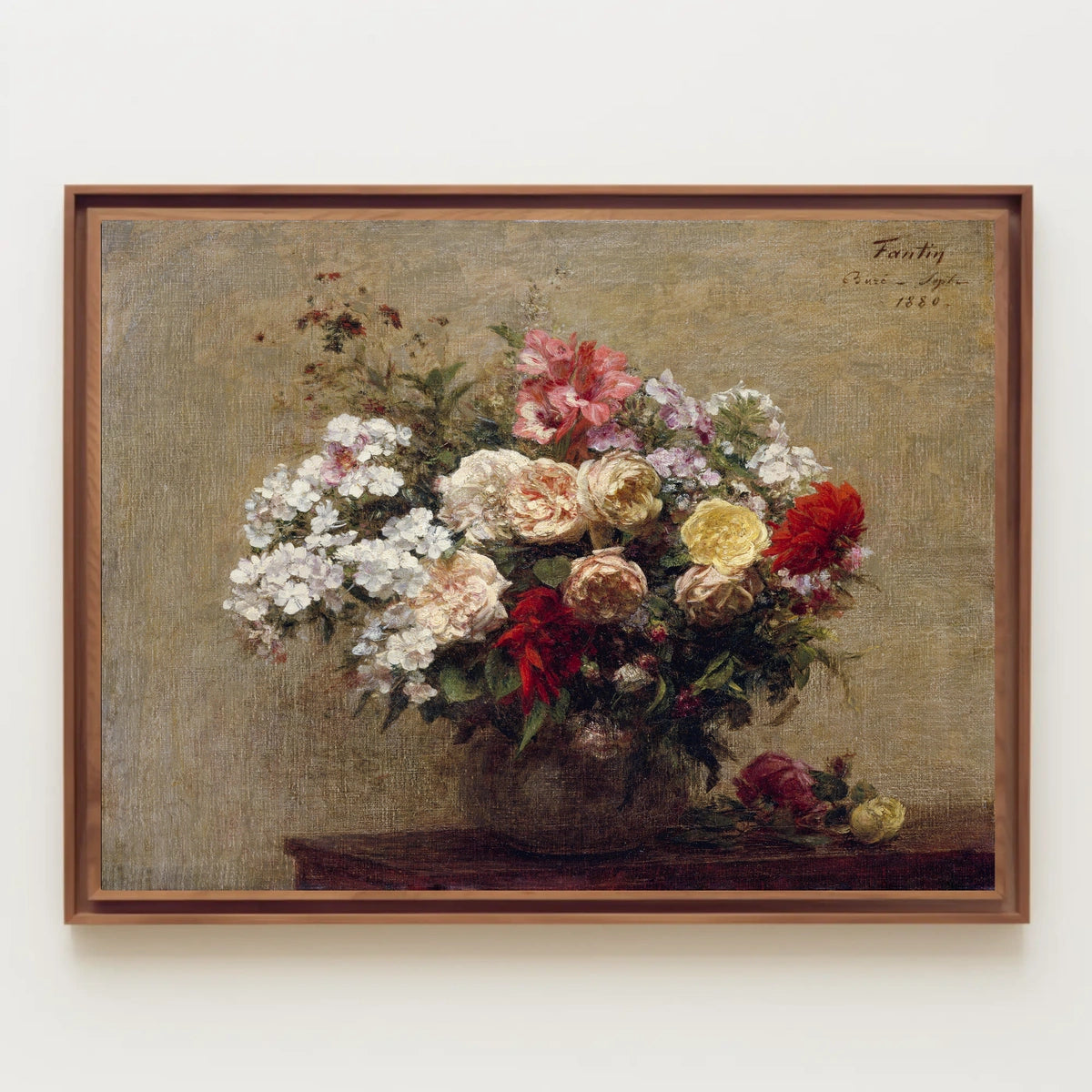 Floral Elegance Classic Still Life Artistic Poster