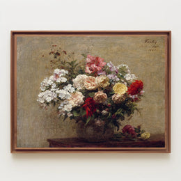 Floral Elegance Classic Still Life Artistic Poster