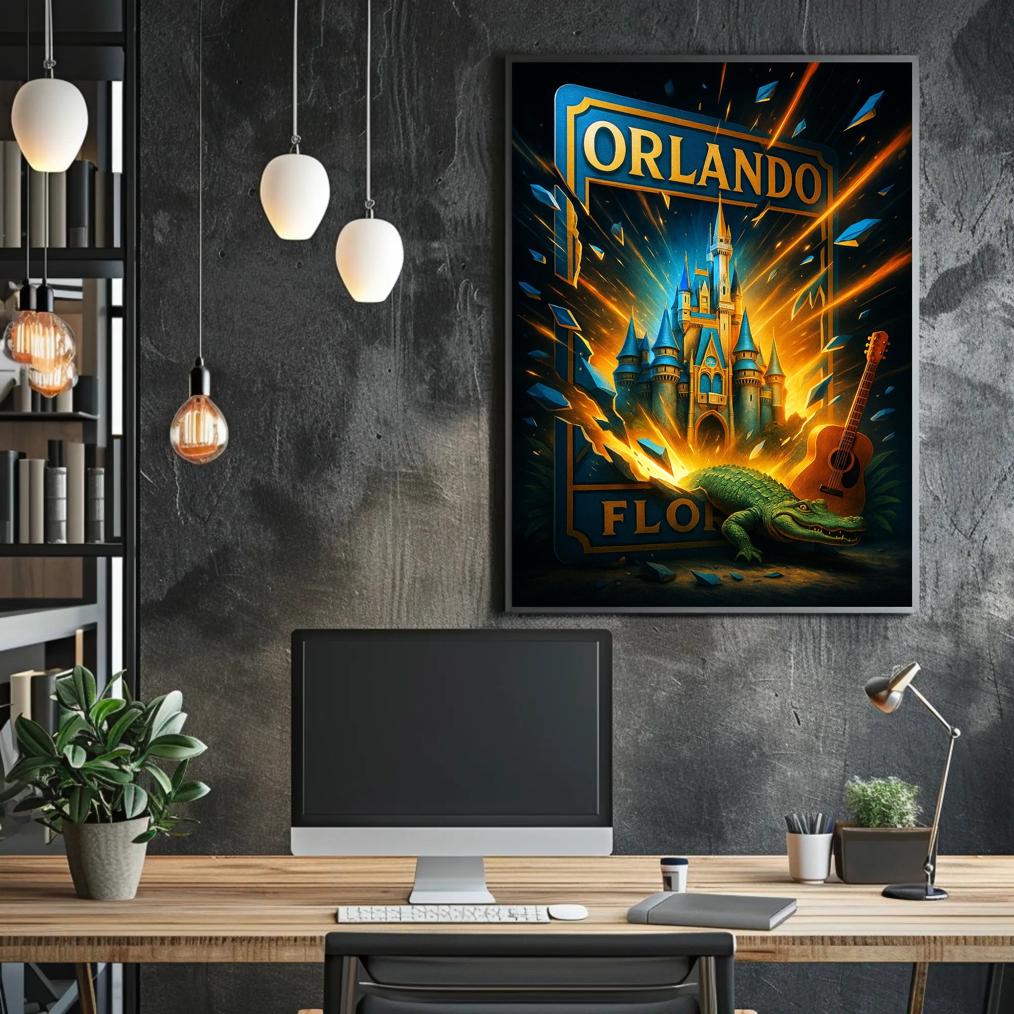 Orlando Fantasy Explosion Poster PosterGoat