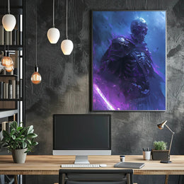 Mystic Skeleton Warrior in Fantasy or Mythology Poster PosterGoat