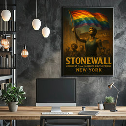 Stonewall Monument To The 1969 Lgbtq Poster