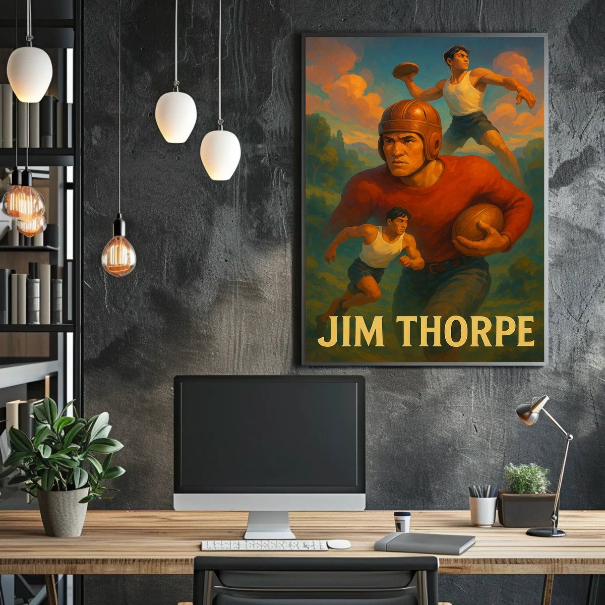 Jim Thorpe Athletic Legend Poster
