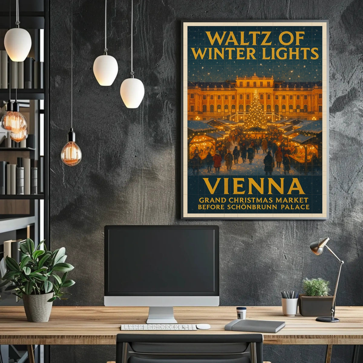 Waltz Of Winter Lights Poster
