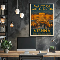 Waltz Of Winter Lights Poster