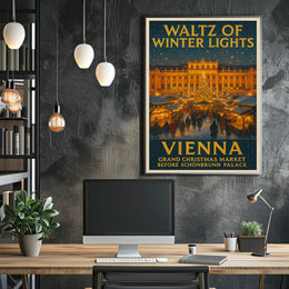 Waltz Of Winter Lights Poster
