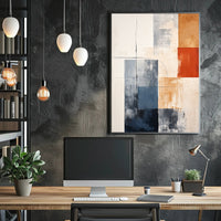 Abstract Geometric Harmony Abstract Poster