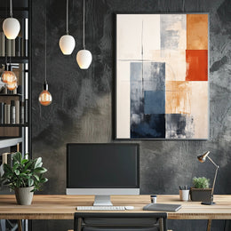 Abstract Geometric Harmony Abstract Poster