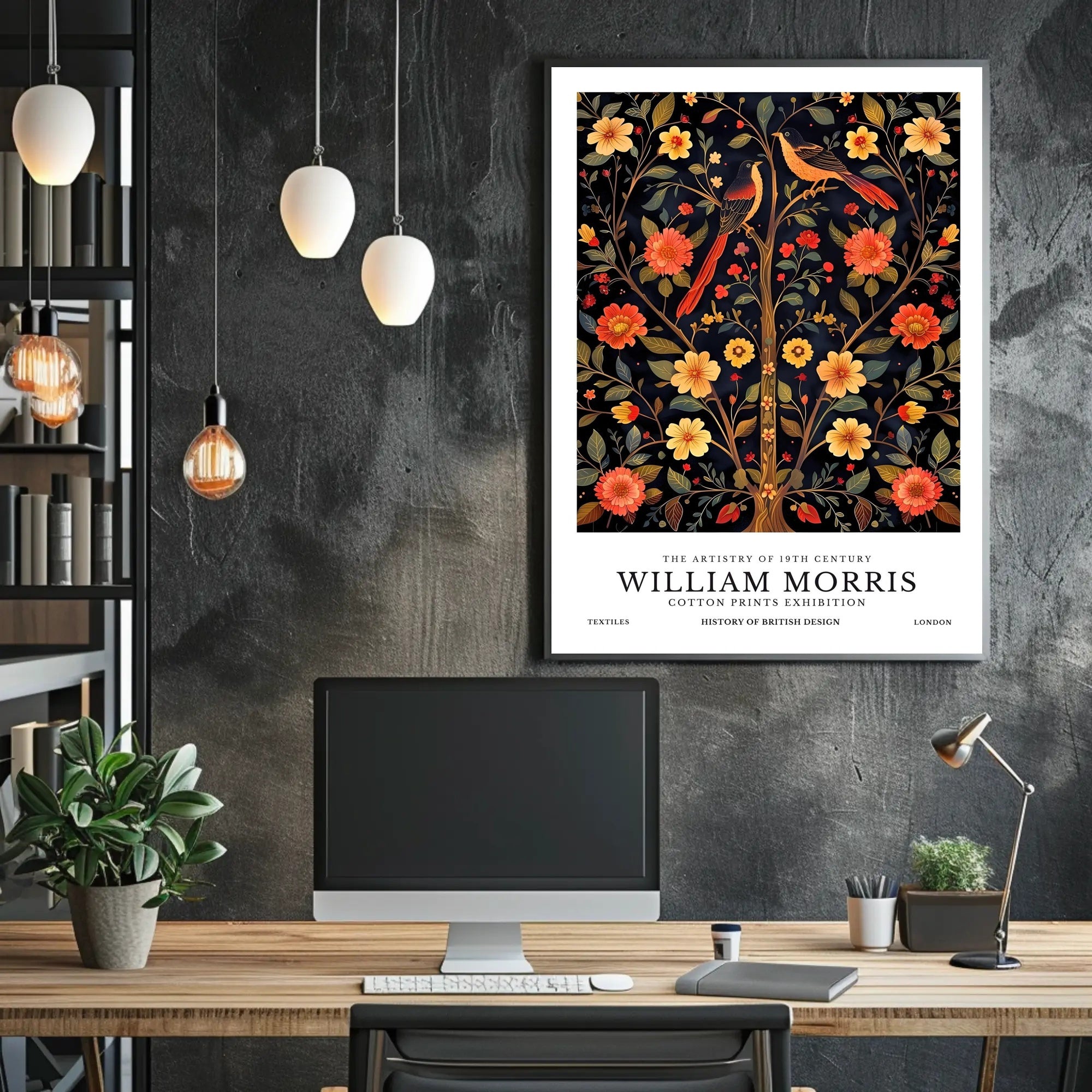 William Morris Cotton Prints Heritage Poster