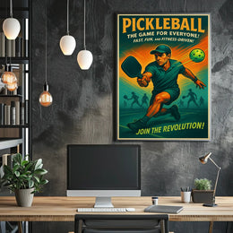 Pickleball Revolution Poster
