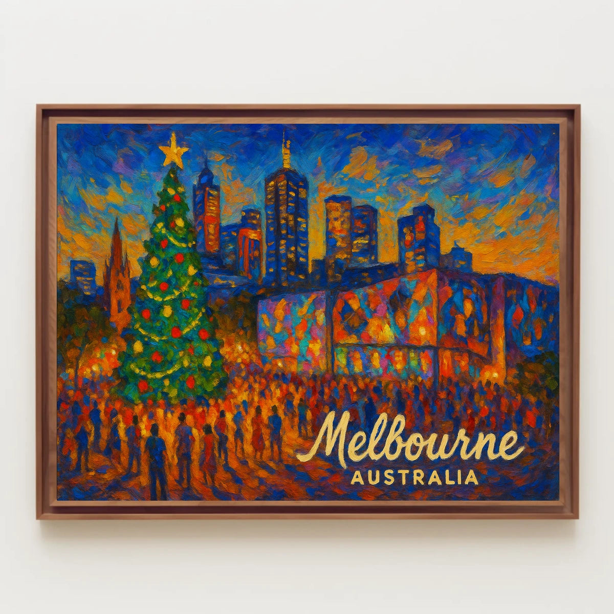 Christmas in Melbourne Poster