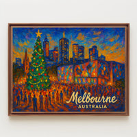 Christmas in Melbourne Poster
