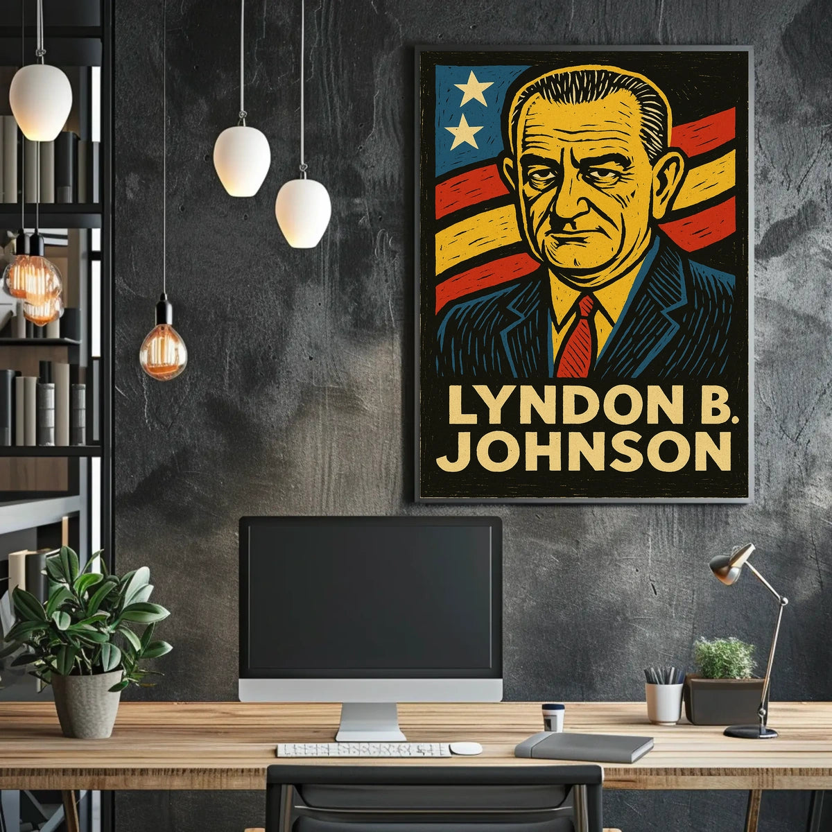 Lyndon B. Johnson Poster