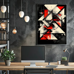 Geometric Abstraction Abstract Poster