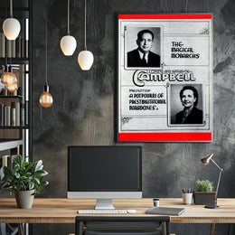Vintage Magic Show Poster: The Magical Monarchs Cultural Display