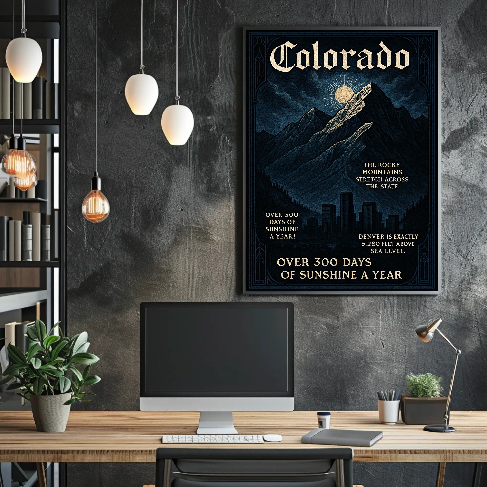 Colorado The Sunshine State Poster