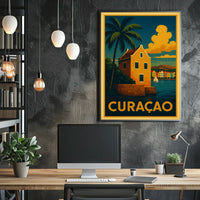Curacao Travel Poster