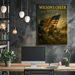 WilsonS Creek Missouri Civil War Poster