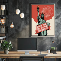 Statue of Liberty Resistance Political or Propaganda Poster