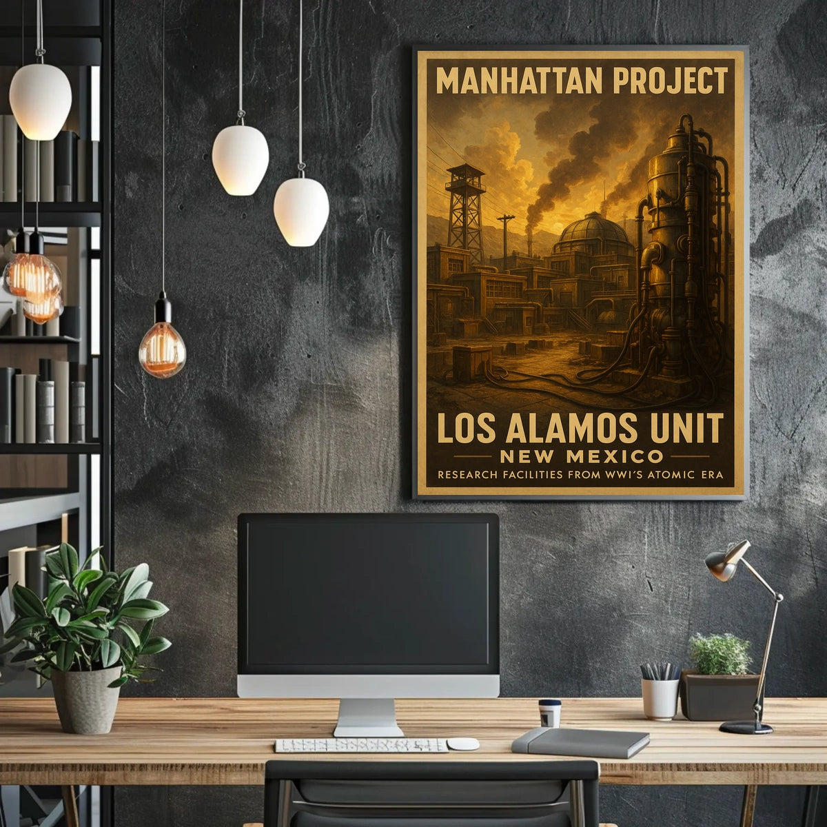 Manhattan Project Los Alamos Unit Poster