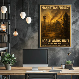 Manhattan Project Los Alamos Unit Poster