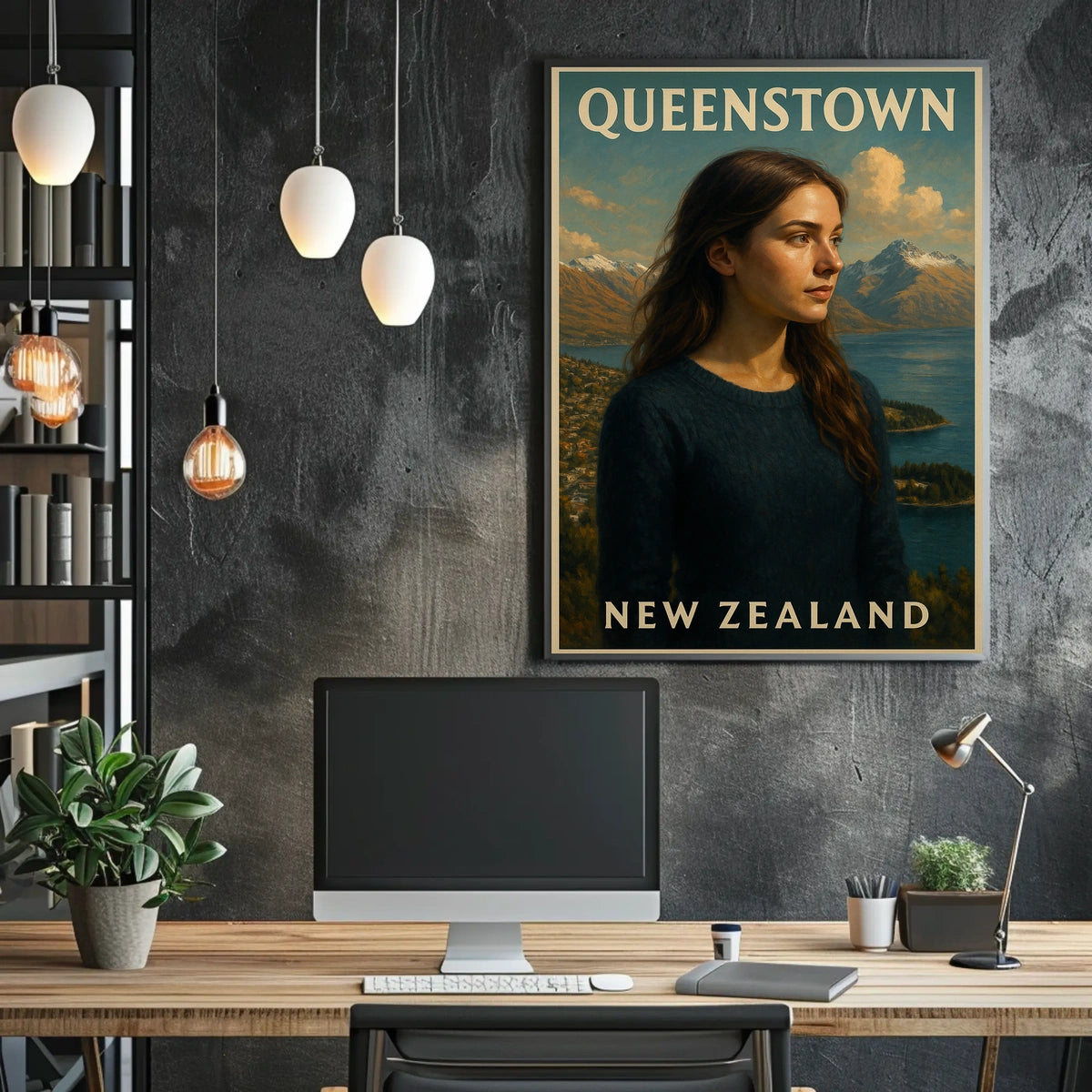 Queenstown, New Zealand Poster