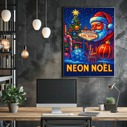 Neon Noël In Las Vegas Poster
