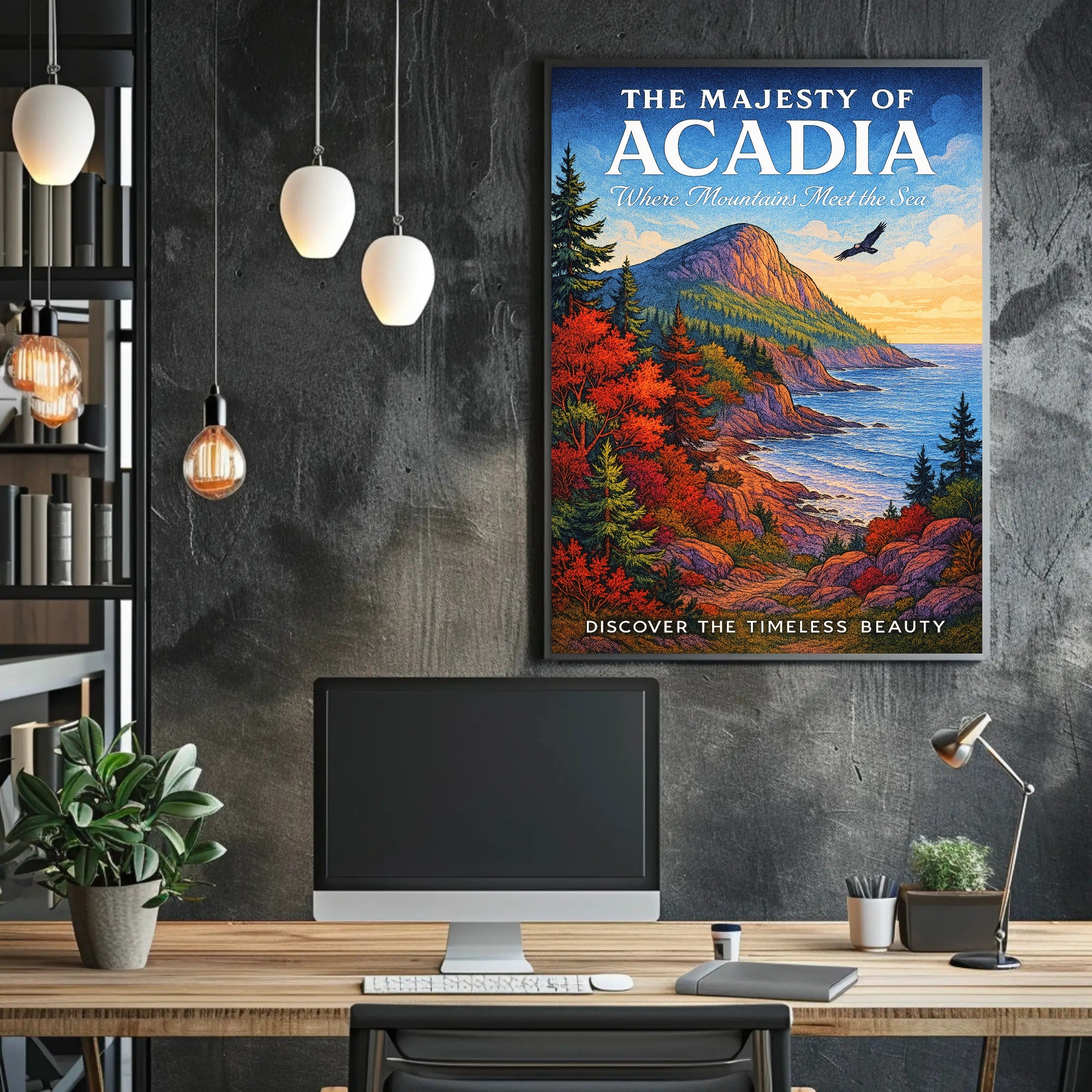 The Majesty of Acadia Poster