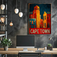 Cape Town Cityscape Poster