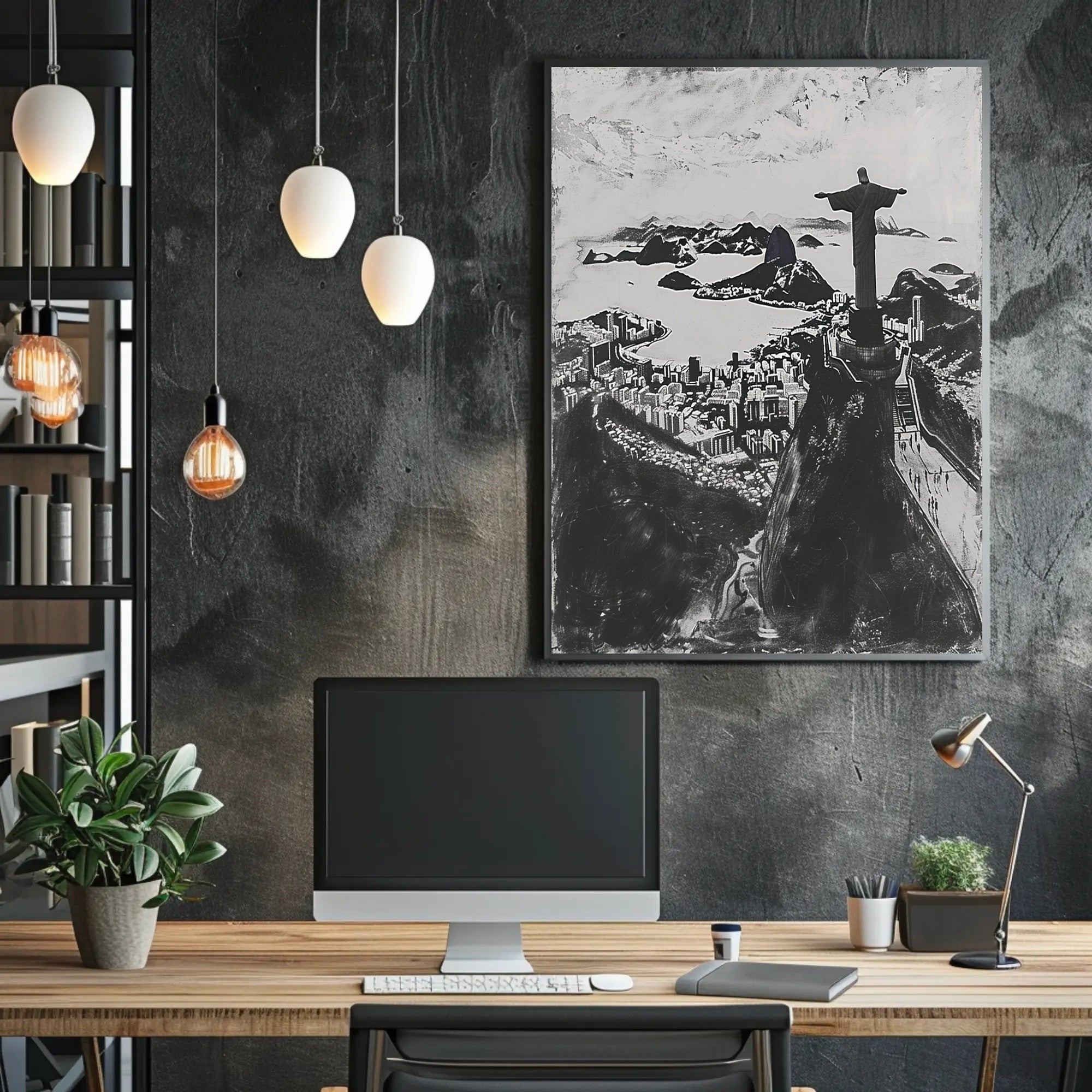Christ The Redeemer Over Rio Poster
