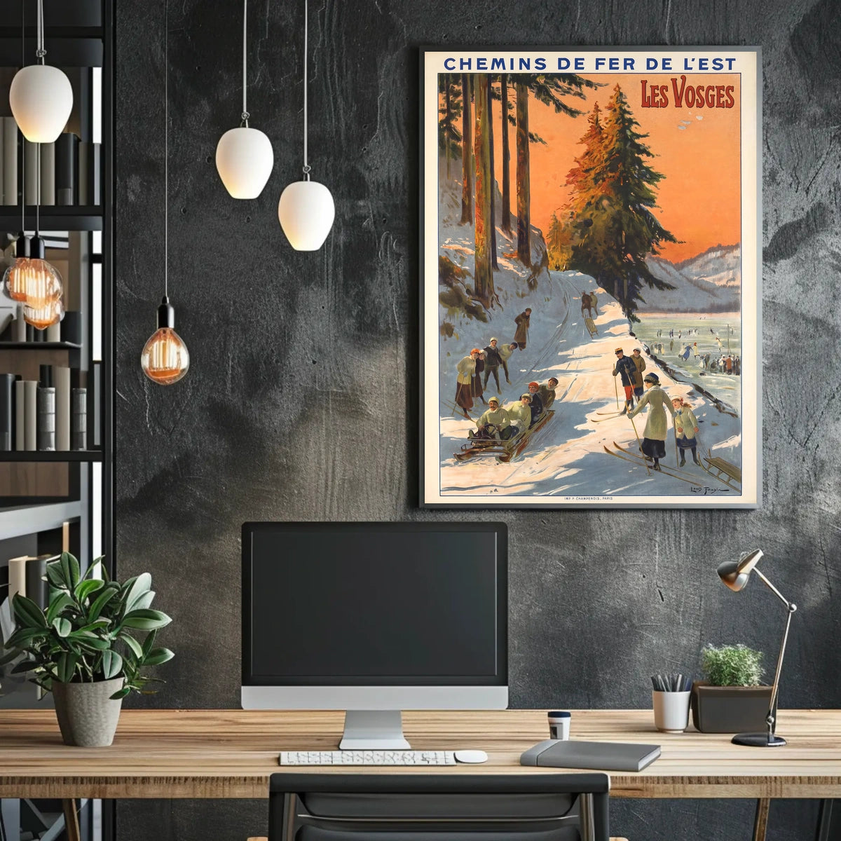 Winter Adventures In Les Vosges Poster