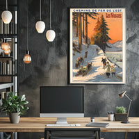 Winter Adventures In Les Vosges Poster