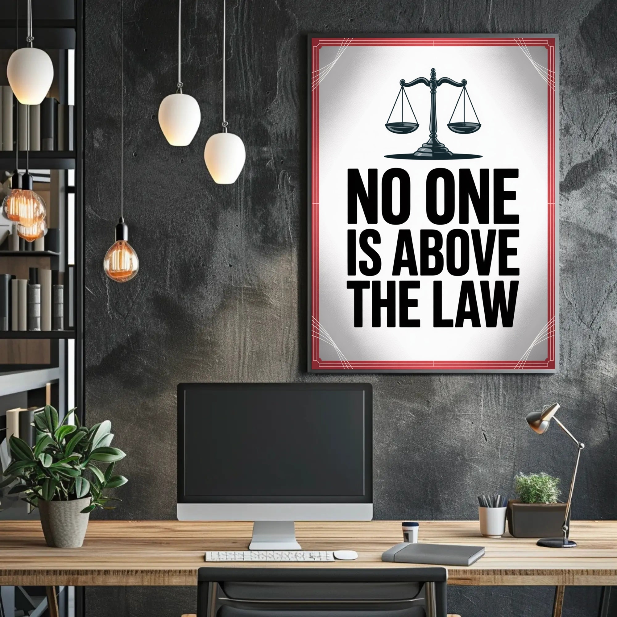 Justice for All: Modern Political or Propaganda Poster