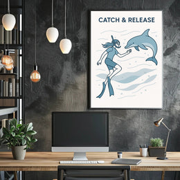 Catch & Release Poster PosterGoat
