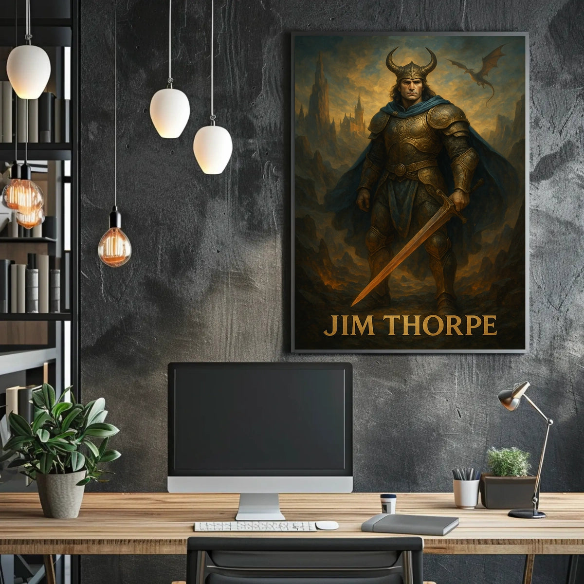 Jim Thorpe Legendary Warrior Poster