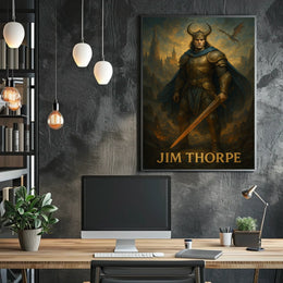 Jim Thorpe Legendary Warrior Poster