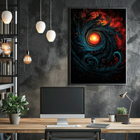 Cosmic Creation Abstract Art Space or Astronomy Poster