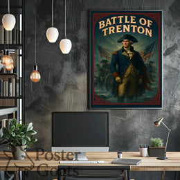 Battle of Trenton Revolutionary War Historical Poster