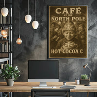 Café At The North Pole Poster