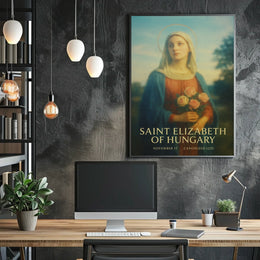Saint Elizabeth Of Hungary Poster