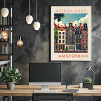 Amsterdam Architecture Poster