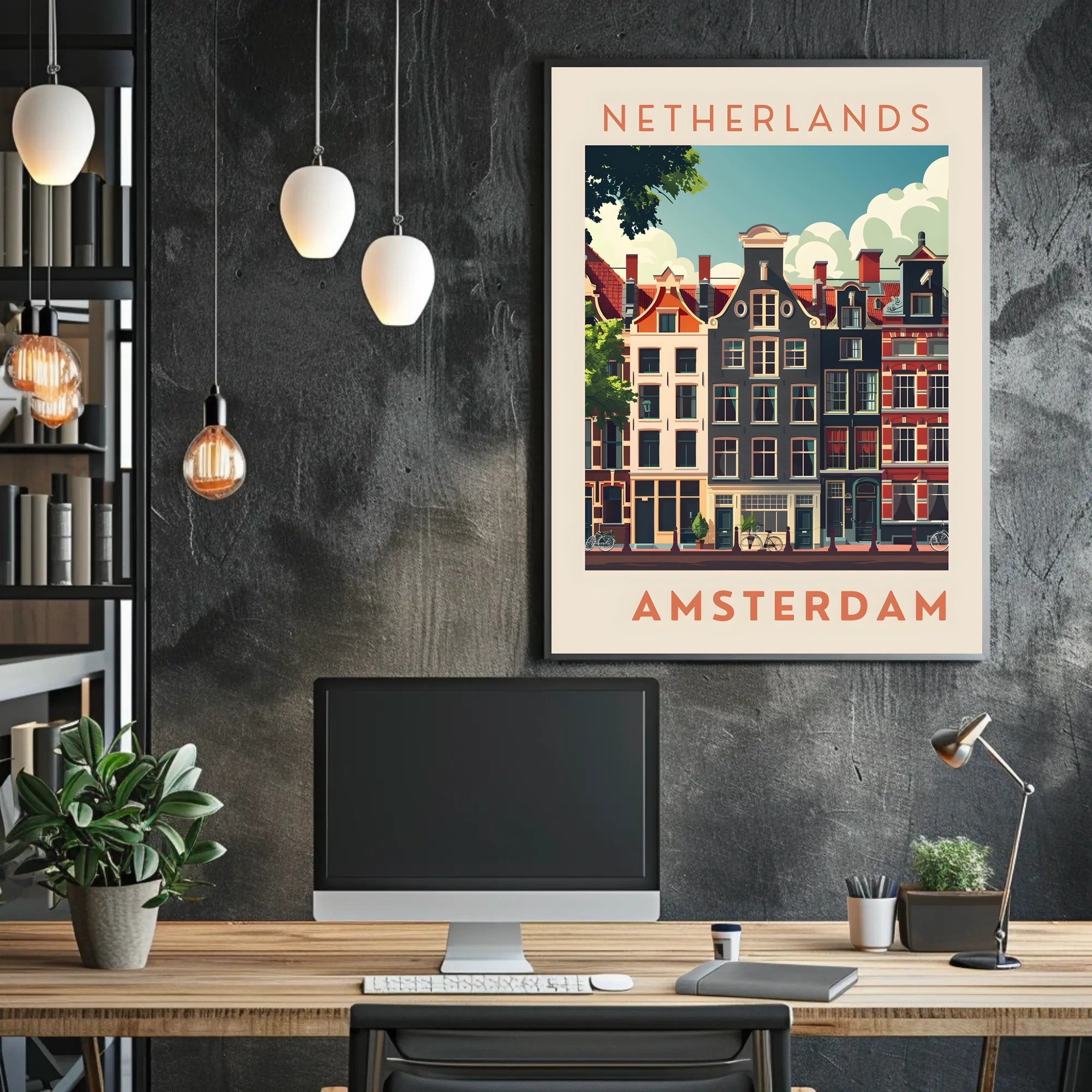 Amsterdam Architecture Poster