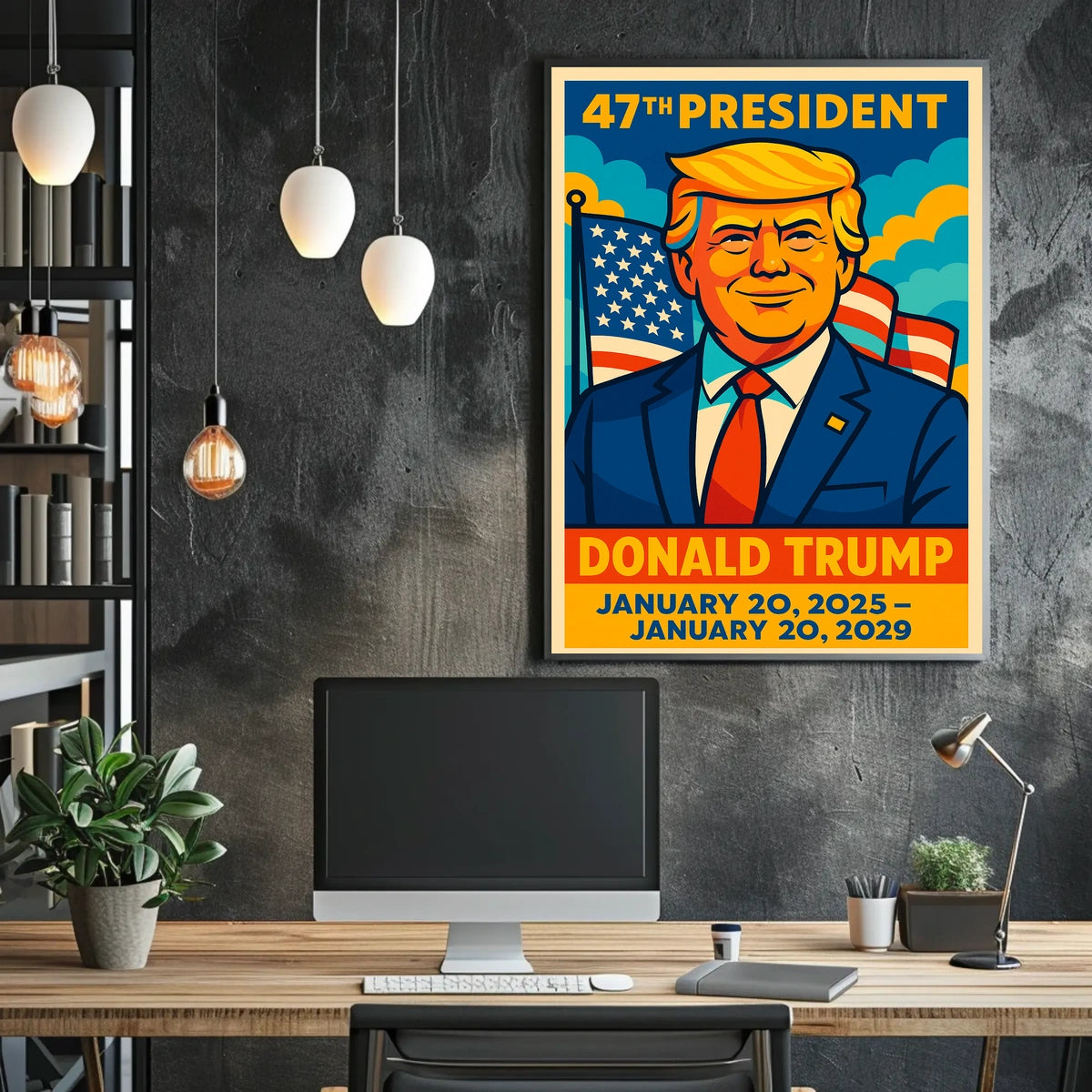 Donald Trump A Vision for the Future Poster